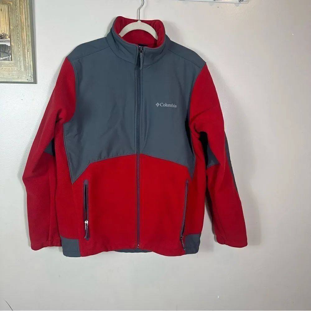 Columbia Red and Gray Jacket - Picture 2 of 9